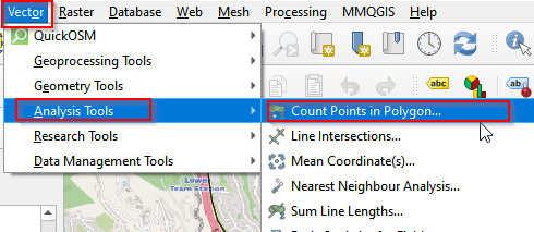 Count points in polygon (a)