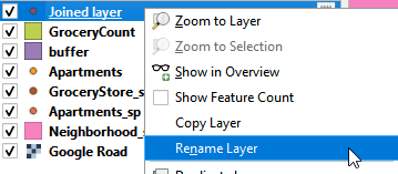 Figure 42. Rename Joined layer