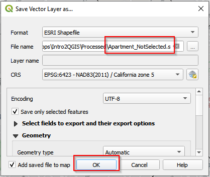 Figure 51.Save selected features (d)