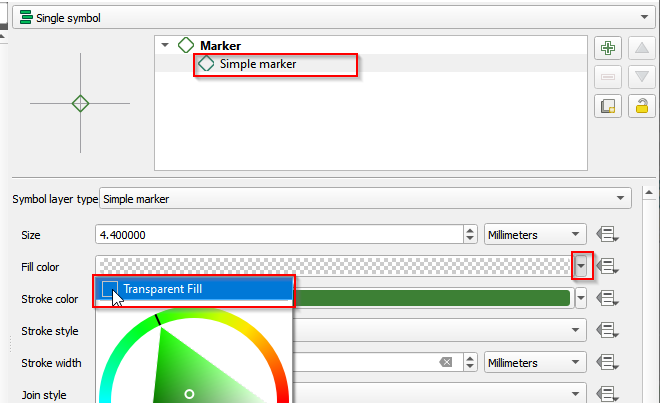 Figure 58. Change the Single Marker (a)