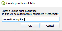 Figure 66. Name the new print layout