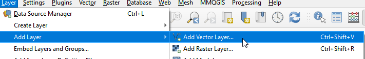 Add a vector layer